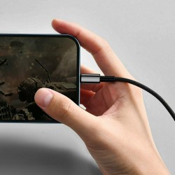 Καλώδιο Φόρτισης Baseus Cable Tungsten PD USB-A to Lightning Super Charge 2.4A 1m Black (CALWJ-01)