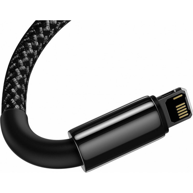 Καλώδιο Φόρτισης Baseus Cable Tungsten PD USB-A to Lightning Super Charge 2.4A 1m Black (CALWJ-01)