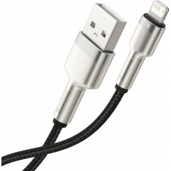 Καλώδιο Data Baseus Braided USB to Lightning Cable 1m (CALJK-A01) Black