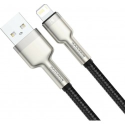 Καλώδιο Data Baseus Braided USB to Lightning Cable 1m (CALJK-A01) Black