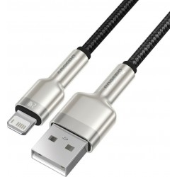 Καλώδιο Data Baseus Braided USB to Lightning Cable 1m (CALJK-A01) Black