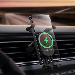 Βάση Αυτοκινήτου Baseus Pro Stable Gravitational Car Phone Holder with Wireless 15W Charging Black