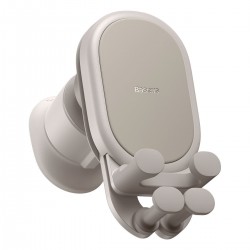 Βάση Αυτοκινήτου Baseus Pro Stable Gravitational Car Phone Holder with Wireless 15W Charging Creamy White