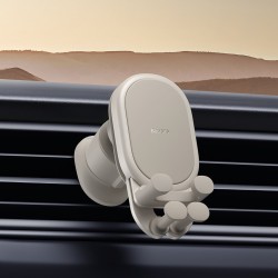 Βάση Αυτοκινήτου Baseus Pro Stable Gravitational Car Phone Holder with Wireless 15W Charging Creamy White