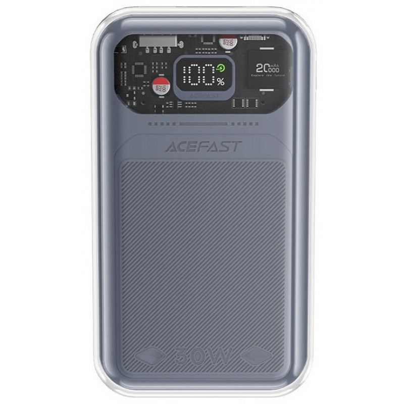 Εξωτερική Μπαταρία Acefast M2 Sparkling Series Powerbank 20000mAh 30W Grey