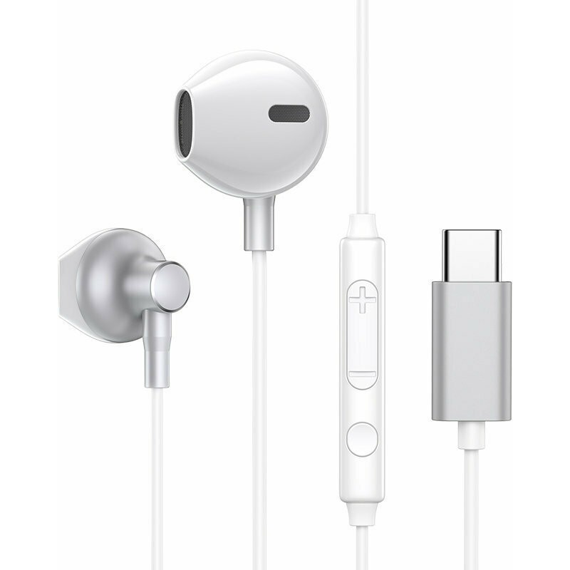 Ακουστικά Joyroom Handsfree In-ear Mcdodo JR-EC03 Type-C Silver