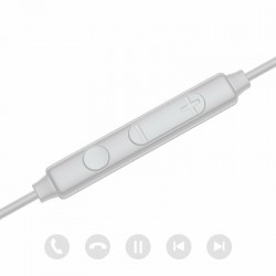 Ακουστικά Joyroom Handsfree In-ear Mcdodo JR-EC03 Type-C Silver