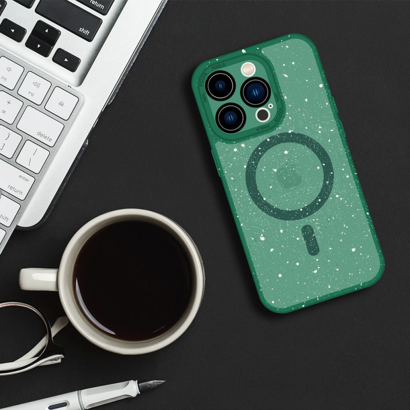 Θήκη Tel-Protect Splash Frosted with MagSafe Magnet Apple iPhone 12 Pro Max (6.7") Green