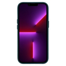 Θήκη Leather with MagSafe Apple iPhone 14 Pro Max (6.7") Navy
