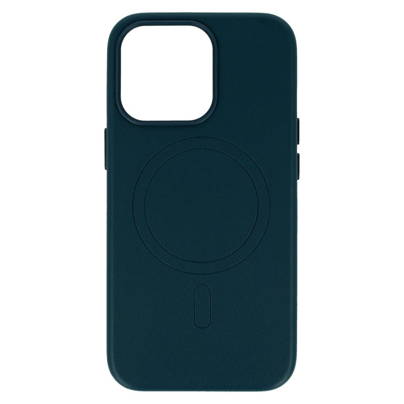 Θήκη Leather with MagSafe Apple iPhone 14 Pro Max (6.7") Navy
