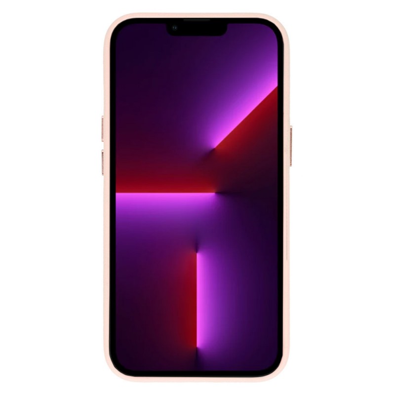 Θήκη Leather with MagSafe Apple iPhone 14 (6.1") Light Pink