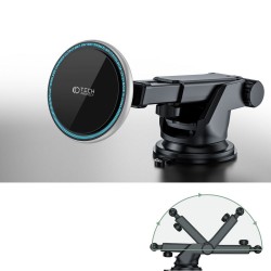 Βάση Αυτοκινήτου Tech-Protect A2 Magnetic Magsafe Dash Car Mount Wireless Charger 15W Black