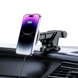 Βάση Αυτοκινήτου Tech-Protect A2 Magnetic Magsafe Dash Car Mount Wireless Charger 15W Black