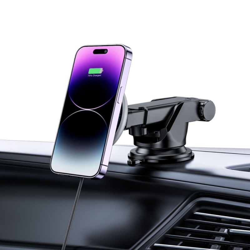 Βάση Αυτοκινήτου Tech-Protect A2 Magnetic Magsafe Dash Car Mount Wireless Charger 15W Black