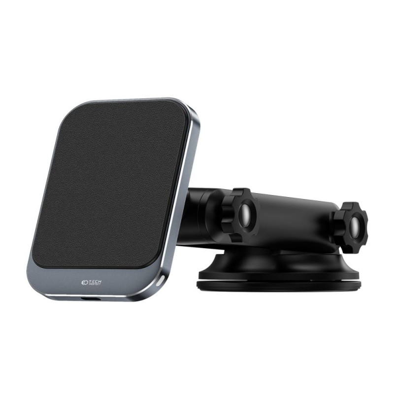 Βάση Αυτοκινήτου Tech-Protect V2 Magnet Magsafe Dashboard Car Mount Wireless Charger 15W Black