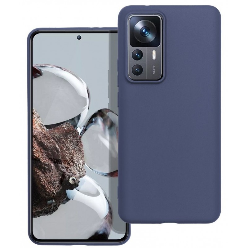 Θήκη TPU Matte Xiaomi 12T/12T Pro Blue Θήκη TPU Matte Xiaomi 12T/12T Pro Blue