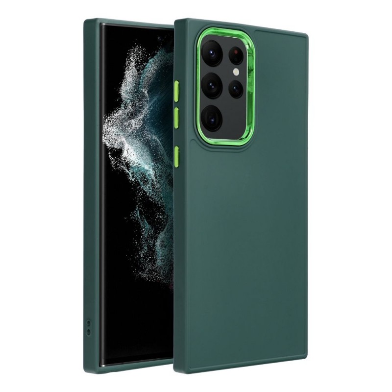Θήκη Satin Samsung Galaxy S22 Ultra 5G SM-S908 Green