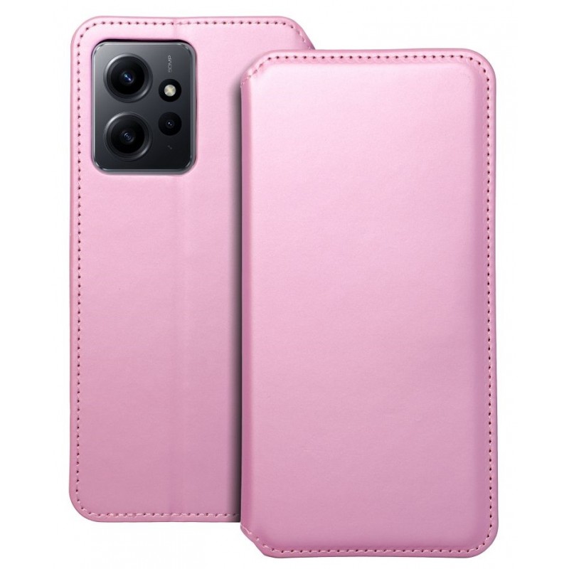 Θήκη Dual Pocket Book Xiaomi Redmi Note 13 Pro 4G / Poco M6 Pro / Note 14S 4G Light Pink