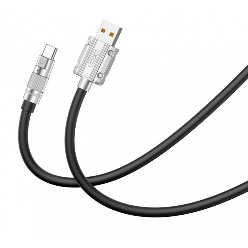 Καλώδιο XO NB227 USB to USB-C 1.2m  6A Black