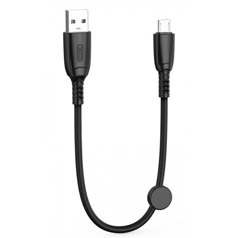 Καλώδιο Data XO USB to microUSB 6A 0.25m (NB247) Black