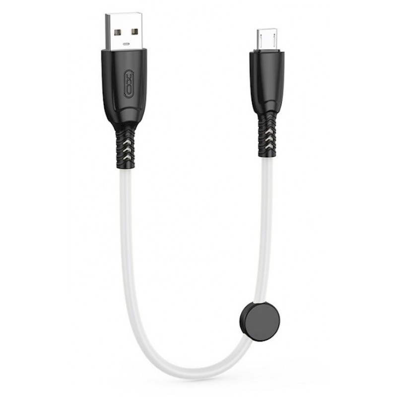 Καλώδιο Data XO USB to microUSB 6A 0.25m (NB247) White