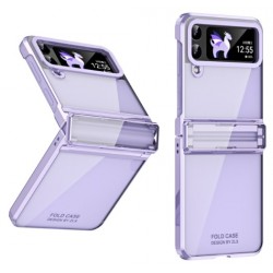 Θήκη Acrylic PC Phantom with Glass Samsung Galaxy Z Flip5 5G SM-F731 Purple