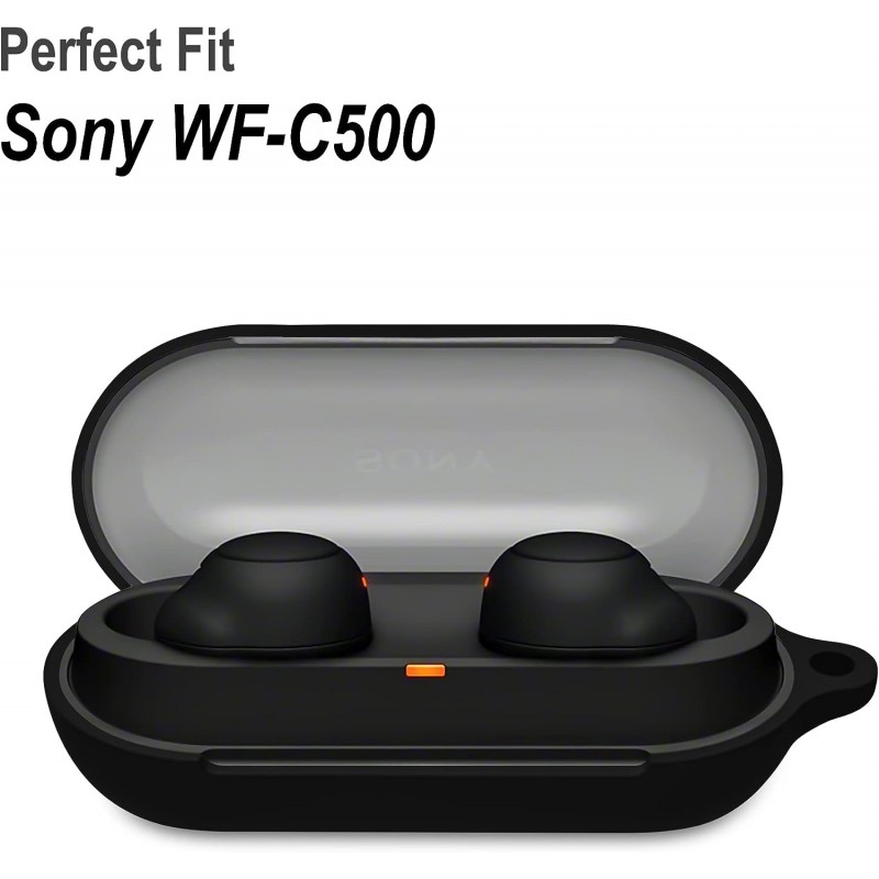 Θήκη TPU Sony WF-C500 Silicone Black