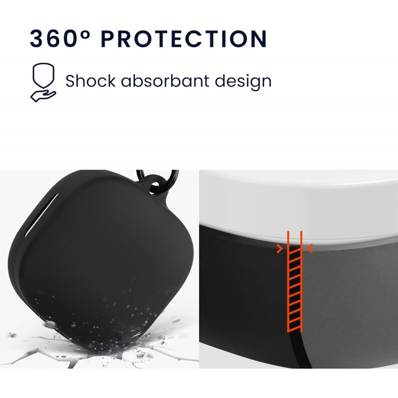 Θήκη TPU QCY T13 Silicone Black