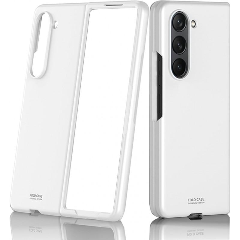 Θήκη PC Ultra Thin with Glass Samsung Galaxy Z Fold5 5G SM-F946 Silver Θήκη PC Ultra Thin with Glass Samsung Galaxy Z Fold5 5G SM-F946 Silver