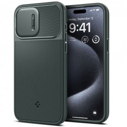 Θήκη Spigen Optik Armor Magsafe Apple iPhone 15 Pro (6.1") Abyss Green (ACS06739)