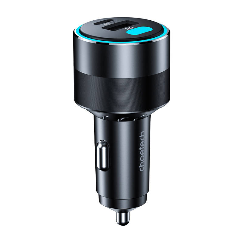 Φορτιστής Αυτοκινήτου Choetech 130W 2x USB C 1x USB A Black
