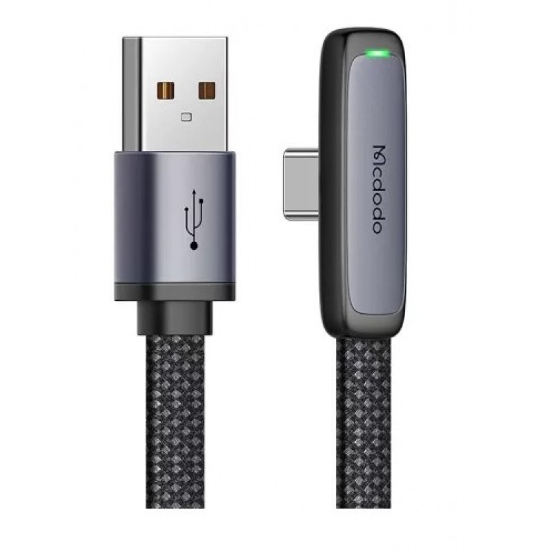 Καλώδιο Data Mcdodo 6A USB to Type C 90 degree 1.2m  Black (CA-3340)