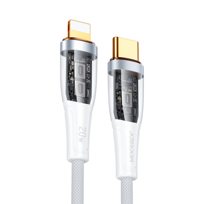 Καλώδιο Joyroom Braided USB-C to Lightning Cable 20W 1.2m (S-CL020A3) White