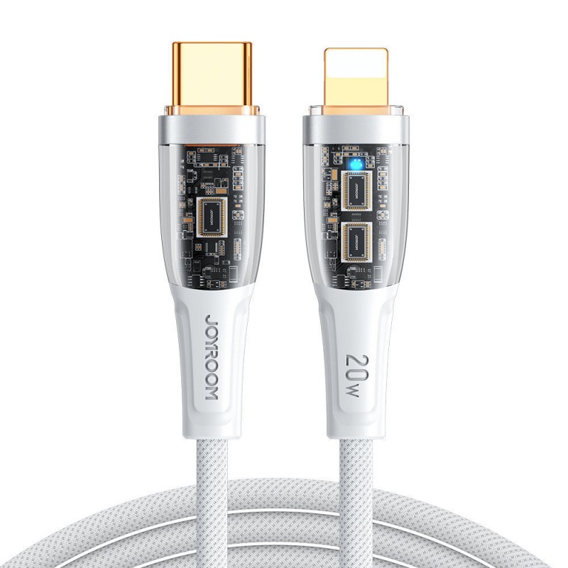 Καλώδιο Joyroom Braided USB-C to Lightning Cable 20W 1.2m (S-CL020A3) White