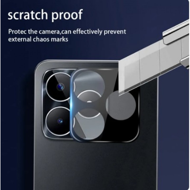 Γυαλί Προστασίας Camera Lens Realme C63/C61 Tempered Glass 9H AntiCrash / AntiShock Black