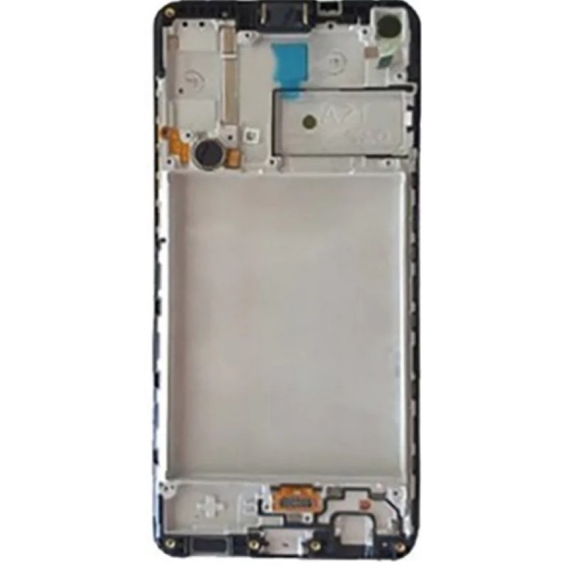 Οθόνη OLED & Μηχανισμός Αφής Samsung Galaxy A22 4G SM-A225 Black with Frame (OEM) με 3 Χρόνια Εγγύηση 