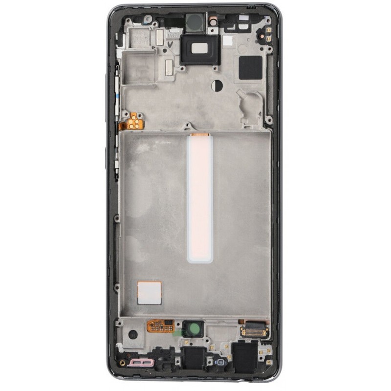 Οθόνη OLED Samsung Galaxy A52s A528 Black Big Size (OEM) with Frame με 3 Χρόνια Εγγύηση 