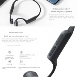 Xiaomi Bone Conduction Explore Headphones Wireless Bluetooth Black