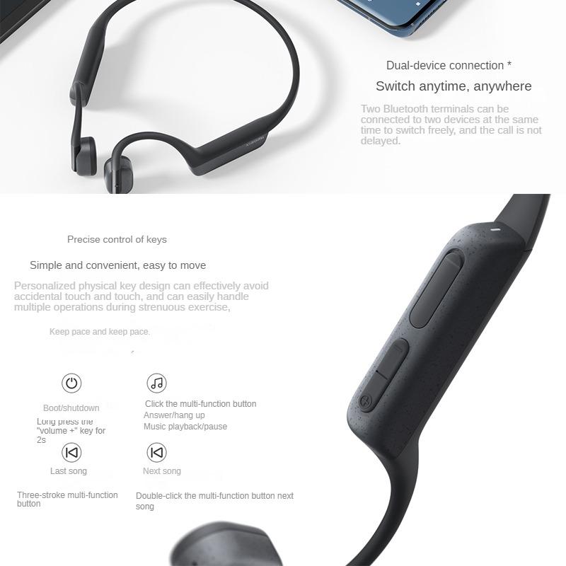 Xiaomi Bone Conduction Explore Headphones Wireless Bluetooth Black
