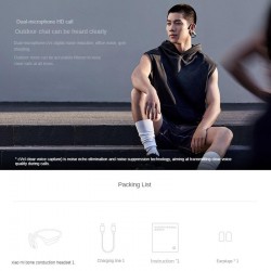 Xiaomi Bone Conduction Explore Headphones Wireless Bluetooth Black