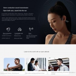 Xiaomi Bone Conduction Explore Headphones Wireless Bluetooth Black