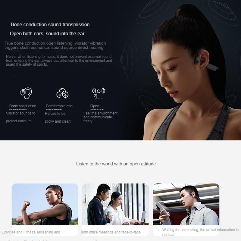 Xiaomi Bone Conduction Explore Headphones Wireless Bluetooth Black
