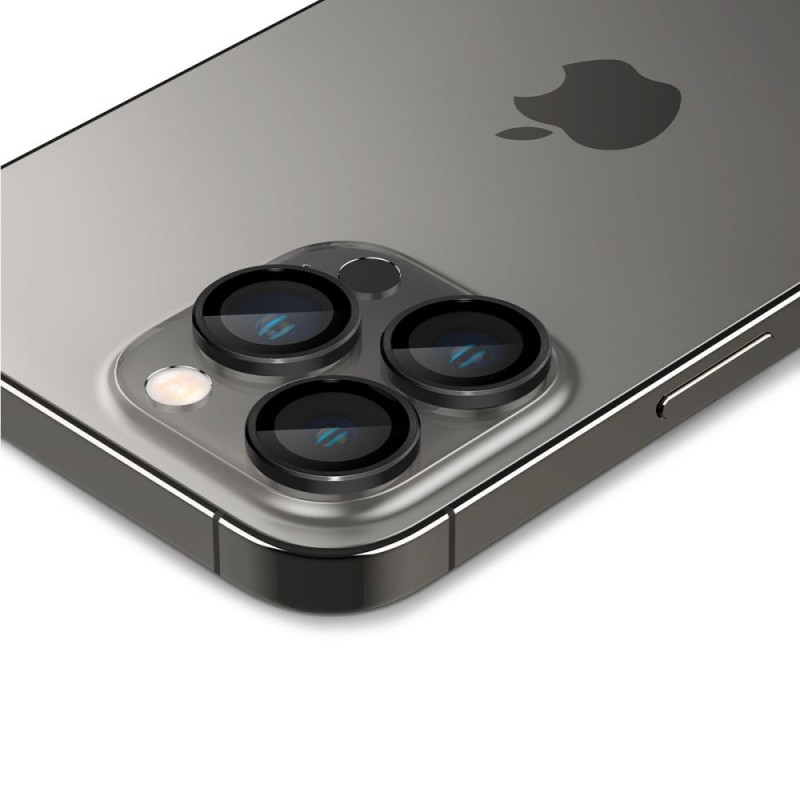 Γυαλί Προστασίας Spigen Optik.Tr Ez Fit Camera Lens Apple iPhone 14 Pro (6.1")/14 Pro Max (6.7")/ 15 Pro (6.1")/15 Pro Max (6.7") Black (AGL05205)  (2τμχ)
