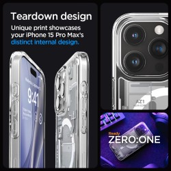 Θήκη Spigen Ultra Hybrid MagSafe Apple iPhone 15 Pro (6.1") Zero One White (ACS07036)