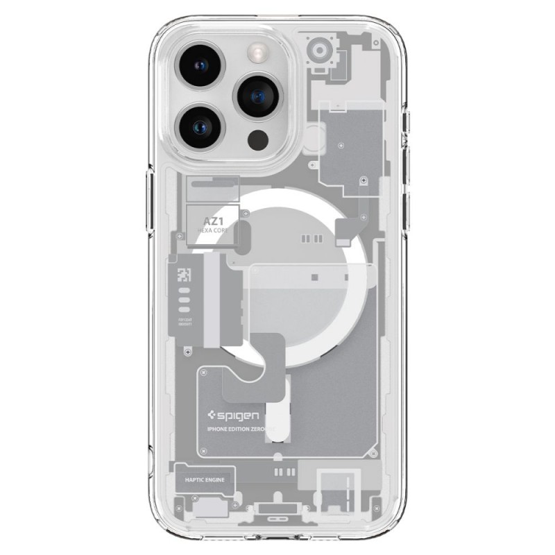 Θήκη Spigen Ultra Hybrid MagSafe Apple iPhone 15 Pro (6.1") Zero One White (ACS07036)