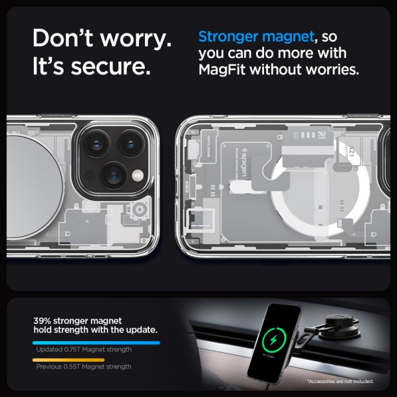 Θήκη Spigen Ultra Hybrid MagSafe Apple iPhone 15 Pro (6.1") Zero One White (ACS07036)
