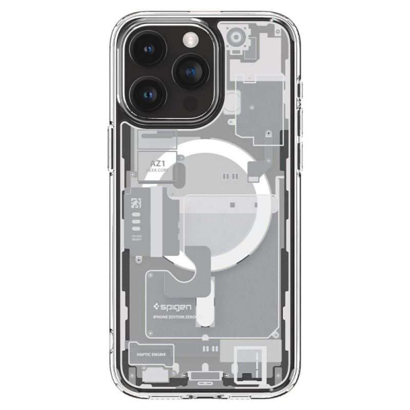 Θήκη Spigen Ultra Hybrid MagSafe Apple iPhone 15 Pro (6.1") Zero One White (ACS07036)