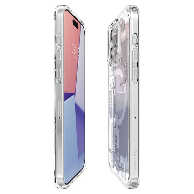 Θήκη Spigen Ultra Hybrid MagSafe Apple iPhone 15 Pro (6.1") Zero One White (ACS07036)
