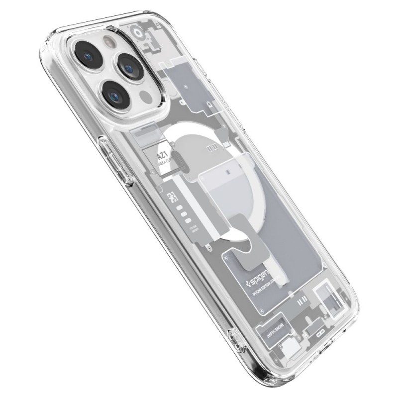 Θήκη Spigen Ultra Hybrid MagSafe Apple iPhone 15 Pro (6.1") Zero One White (ACS07036)