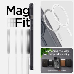 Θήκη Spigen Ultra Hybrid MagSafe Apple iPhone 15 (6.1") Zero One Black (ACS06806)